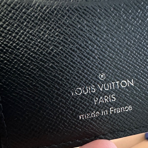 Louis Vuitton Black Checkered Card Holder - Picture 5 of 12